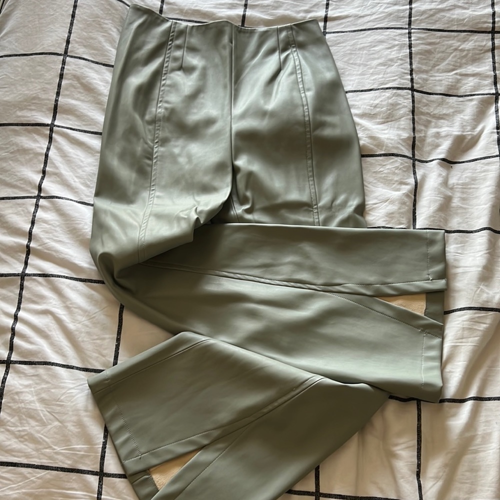 Free people faux leather pants